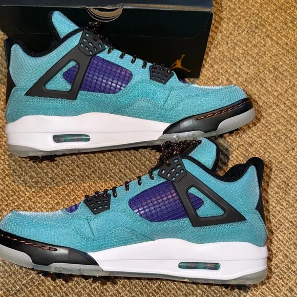 Authentic Nike Jordan Teal and Purple Men display picture 3